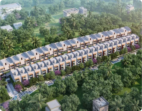 Aerial view of Ashish Krishna Maple