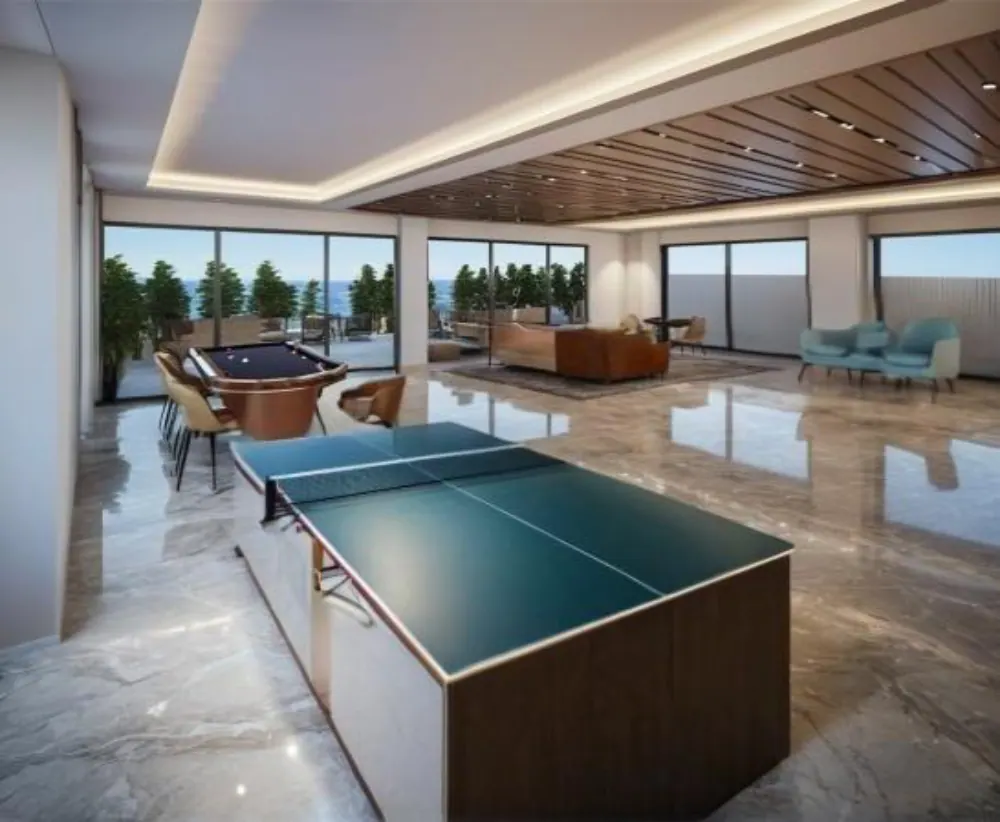 Games room with lounge